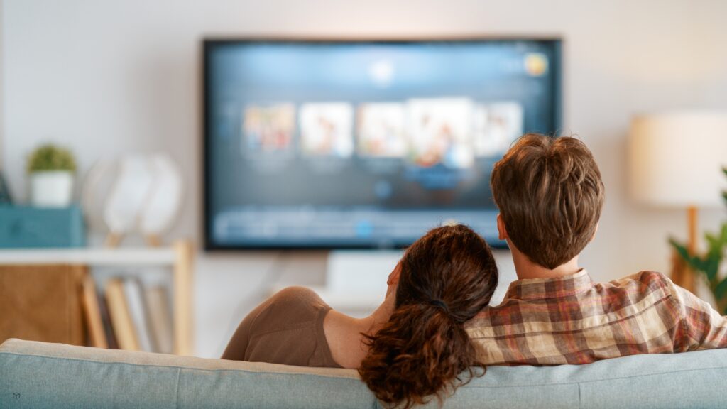 Couple Watching TV