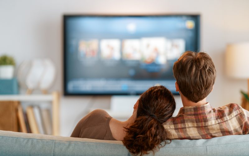 Couple Watching TV